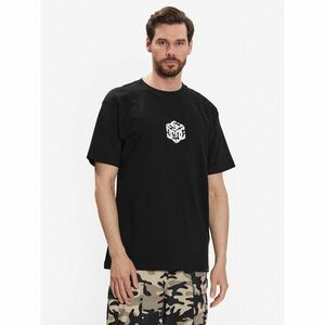 DC Póló Jaakko Cubic ADYZT05260 Fekete Relaxed Fit kép
