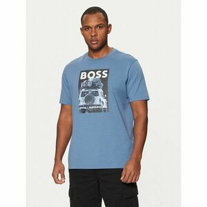 BOSS Póló Te_Mextour 50535079 Kék Regular Fit kép