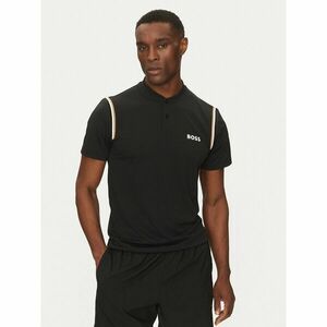 BOSS Pólóing Pariq 50534347 Fekete Slim Fit kép