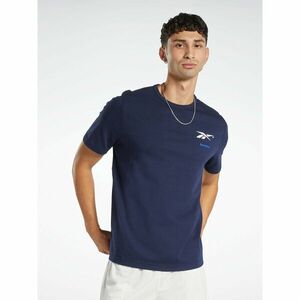 Reebok Póló Reebok Basketball Court Top T-Shirt HM6239 Kék Relaxed Fit kép