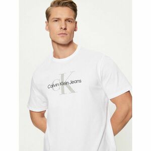 Calvin Klein Jeans Póló Ss Hero Monogram Tee 30s Eu Opt 00040EM286 Fehér Regular Fit kép