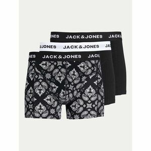 Jack&Jones 3 darab boxer Paris 12259575 Fekete kép