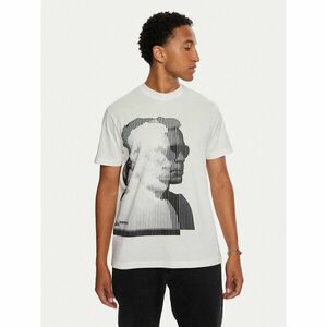 Karl Lagerfeld Jeans Póló 246D1705 Fehér Regular Fit kép
