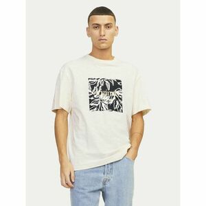 Jack&Jones Póló Lafayette 12250436 Ekru Relaxed Fit kép