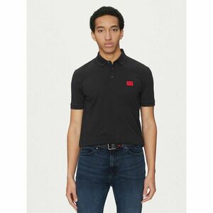 HUGO Pólóing Dereso232 50490770 Fekete Slim Fit kép