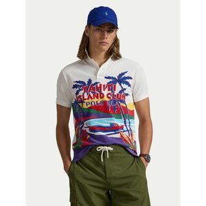 Polo Ralph Lauren Pólóing 710958934001 Fehér Custom Slim Fit kép