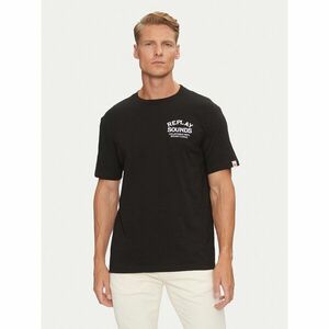 Replay Póló M6959 .000.2660 Fekete Regular Fit kép