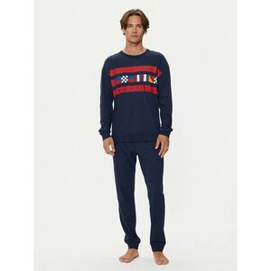 United Colors Of Benetton Pizsama 3VD04P02D Sötétkék Regular Fit kép