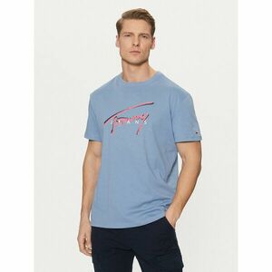 Tommy Jeans Póló Signature DM0DM21109 Kék Regular Fit kép