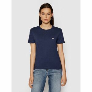 Tommy Jeans Póló Tjw Jersey DW0DW09198 Sötétkék Regular Fit kép