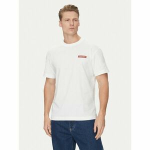Calvin Klein Póló Overlay Print K10K114158 Fehér Regular Fit kép