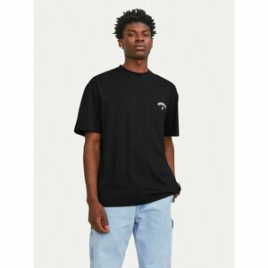 Jack&Jones Póló Santorini 12251776 Fekete Wide Fit kép