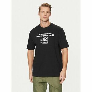 adidas Póló Graphic Tee JC8366 Fekete Regular Fit kép