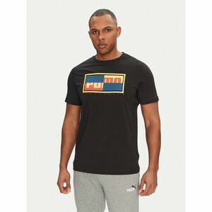 Puma Póló Graphics Box 684827 Fekete Regular Fit kép