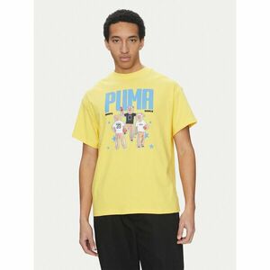 Puma Póló Dylan's World 630257 Sárga Regular Fit kép