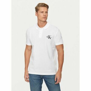 Calvin Klein Jeans Pólóing Monologo J30J325664 Fehér Regular Fit kép