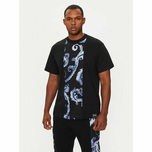 Versace Jeans Couture Póló 77GAH612 JS388 Fekete Regular Fit kép
