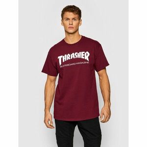 Thrasher Póló Skatemag Bordó Regular Fit kép