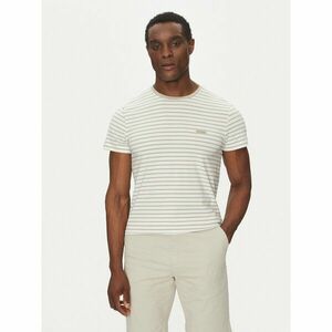 Calvin Klein Póló Stretch Slim Stripe T-Shirt K10K114177 Fehér Regular Fit kép