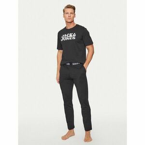 Jack&Jones Pizsama Elton 12266998 Fekete Standard Fit kép
