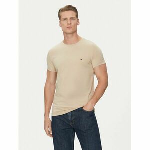 Tommy Hilfiger Póló MW0MW10800 Bézs Slim Fit kép