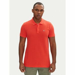 Tommy Jeans Pólóing DM0DM20676 Piros Slim Fit kép