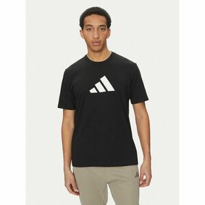 adidas Póló Future Icons 3 Bar Logo JI8770 Fekete Regular Fit kép