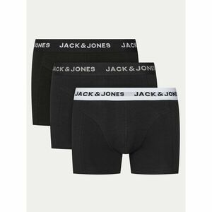 Jack&Jones 3 darab boxer Solid 12254363 Fekete kép