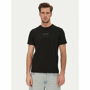 Calvin Klein Póló Editorial Logo K10K114172 Fekete Regular Fit kép