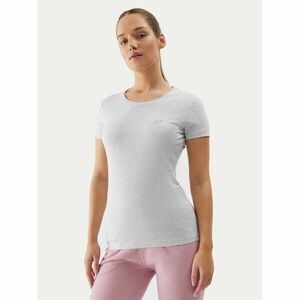 4F Póló 4FWSS24TTSHF1161 Szürke Slim Fit kép