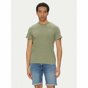 Tommy Jeans Póló DM0DM20377 Zöld Slim Fit kép