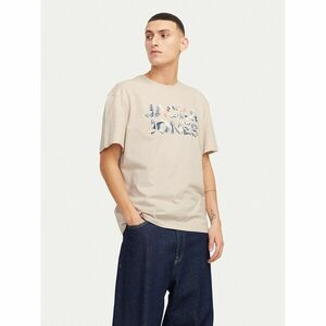 Jack&Jones Póló Bryan 12268127 Bézs Relaxed Fit kép