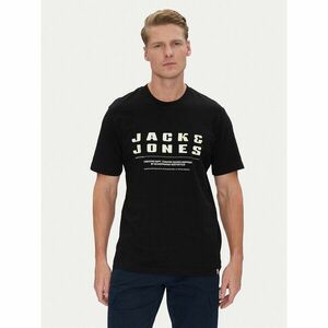 Jack&Jones Póló Recharge 12274716 Fekete Relaxed Fit kép