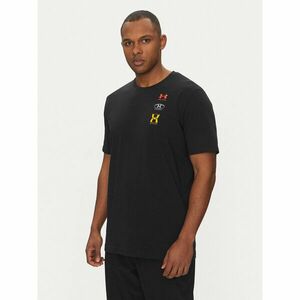 Under Armour Póló EVOL Logo 1390165 Fekete Regular Fit kép