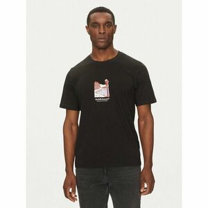 Jack&Jones Póló Split Graphic 12273000 Fekete Regular Fit kép