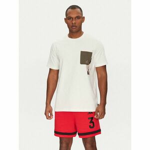 adidas Póló Lens Elevated Pocket Graphic JJ3928 Fehér Loose Fit kép