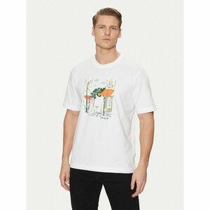 Jack&Jones Póló Machester 12273549 Fehér Relaxed Fit kép