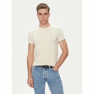 Tommy Hilfiger Póló MW0MW10800 Bézs Slim Fit kép