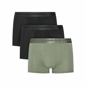 United Colors Of Benetton 3 darab boxer 3OP82X01E Fekete kép