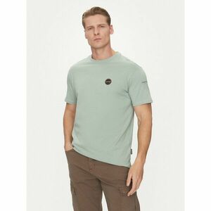 Napapijri Póló S-Badge NP0A4I3N Zöld Regular Fit kép