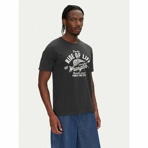 Wrangler Póló Americana 112362790 Fekete Regular Fit kép
