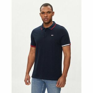 Tommy Jeans Pólóing Flag DM0DM12963 Sötétkék Regular Fit kép