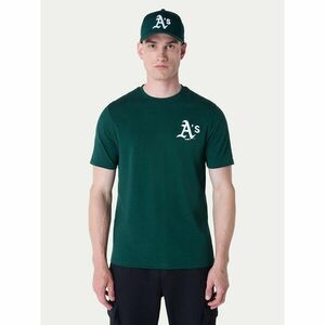 New Era Póló Oakland Athletics MLB Pennant Graphic 60596214 Zöld Regular Fit kép