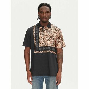Just Cavalli Pólóing 78OAGE15 Fekete Regular Fit kép