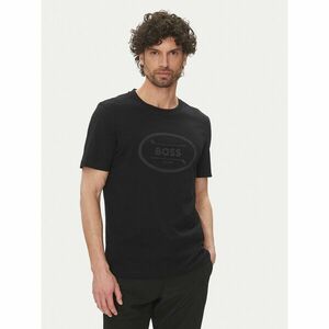 BOSS Póló 50537825 Fekete Regular Fit kép