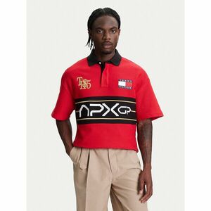 Tommy Hilfiger Pólóing F1 Movie Race Day MW0MW41393 Piros Relaxed Fit kép