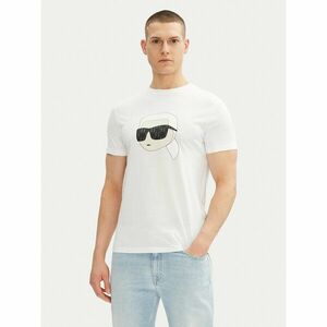 KARL LAGERFELD Póló 755073 552251 Fehér Regular Fit kép