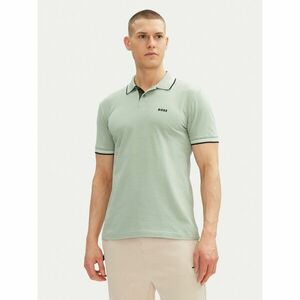 BOSS Pólóing Paul 50506193 Zöld Slim Fit kép