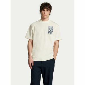 Selected Homme Póló Will 16097225 Ekru Relaxed Fit kép