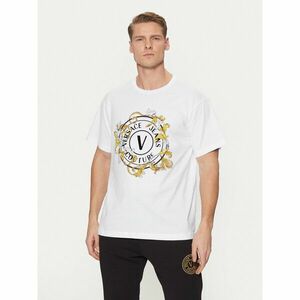 Versace Jeans Couture Póló 78GAHC01 Fehér Regular Fit kép